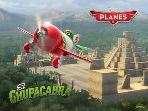 Illustration for article titled "El Chupacabra", el velado homenaje de Disney a uno de los más grandes aviadores de México